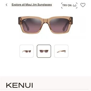 Maui Jim Kenui Light Brown Sunglasses